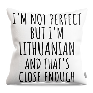 Lithuania Throw Pillows
