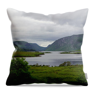 Water Plant Throw Pillows