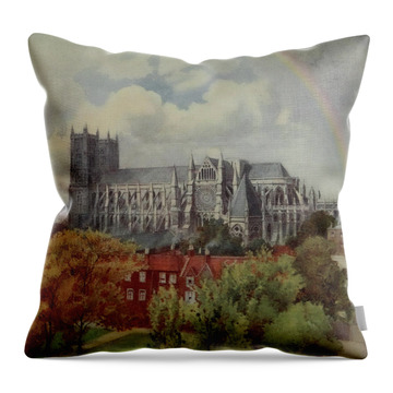 Westminster Abbey Throw Pillows
