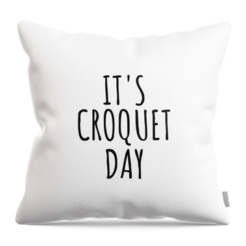 Croquet Throw Pillows
