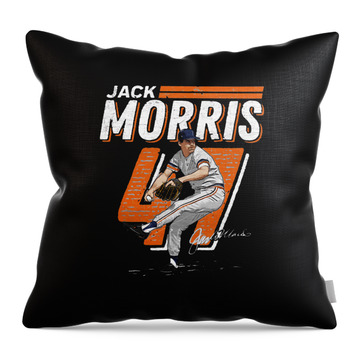 Jack Morris Throw Pillows