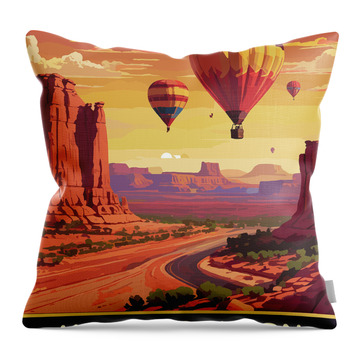 Kanab Utah Throw Pillows