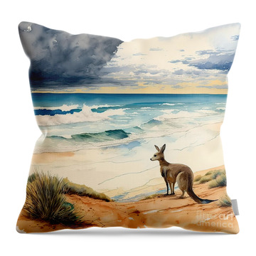 Kangaroo Island Throw Pillows