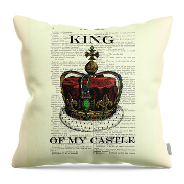 Royal Castle Throw Pillows