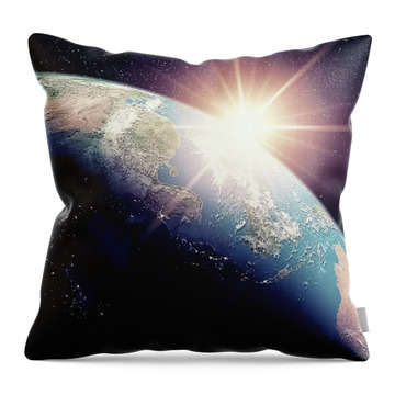 Globalization Throw Pillows