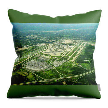 Pittsburgh International Airport Throw Pillows