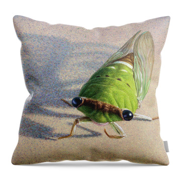 Cicada Throw Pillows