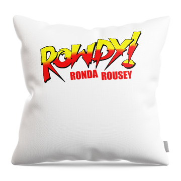 Ronda Rousey Throw Pillows