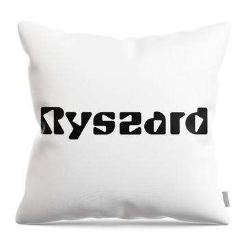 Ryszard Throw Pillows