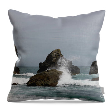 Tasman Sea Throw Pillows