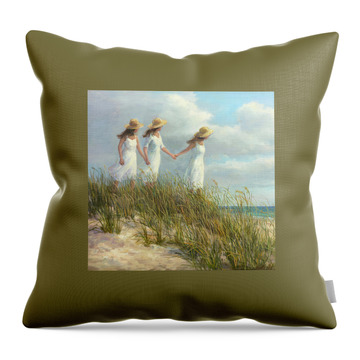 The Three Sisters Throw Pillows
