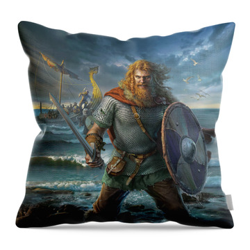 Viking Ship Throw Pillows