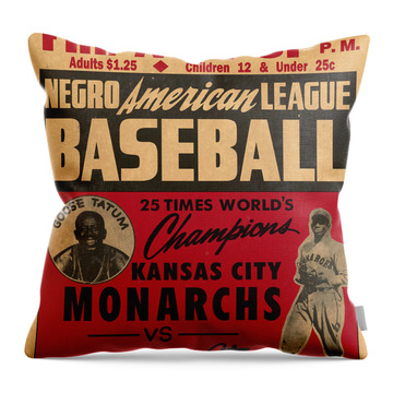 Negro Leagues Throw Pillows