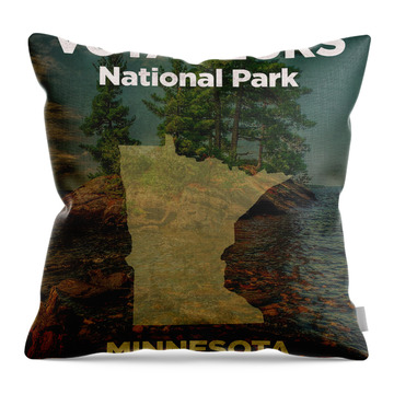 Voyageurs National Park Throw Pillows