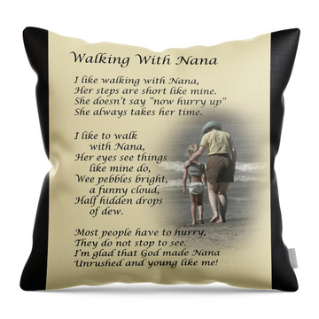 Nana Throw Pillows
