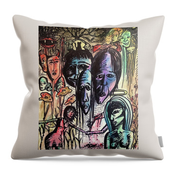 Poetry Of Real Life Throw Pillows