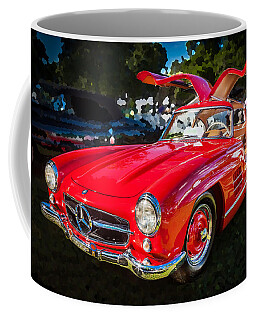 1955 Mercedes Benz 300 S L Coffee Mug by Jack Pumphrey - Fine Art America