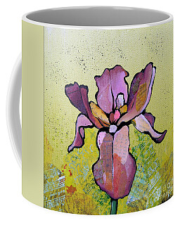 Yellow Iris Coffee Mugs