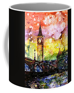 London Cityscape Coffee Mugs