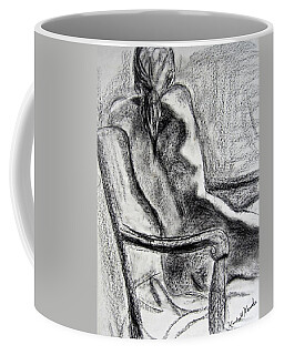 White Charcoal Coffee Mugs