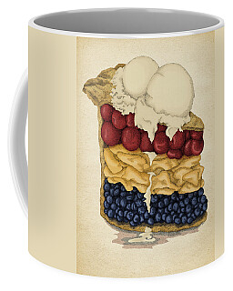 Blueberry Pie Coffee Mugs