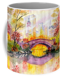 Central Park Bridge Coffee Mugs