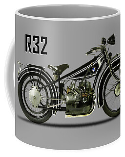 Classic BMW Motorcycle Vintage Shot Against Concrete Wall Coffee Mug by  Design Turnpike - Fine Art America