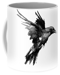 Black Raven Coffee Mugs