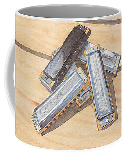 Harmonica Coffee Mugs