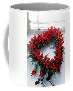 Heart Made Of Roses Coffee Mugs