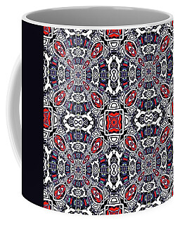 Red White And Blue Coffee Mugs