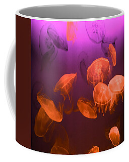 Moon Jellyfish Coffee Mugs
