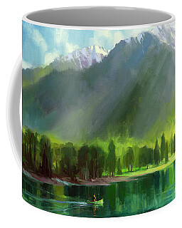 Alpine Lake Coffee Mugs