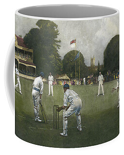 Cricket Pitch Coffee Mugs