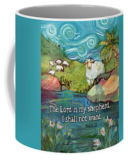The Lord Is My Shepherd Coffee Mugs