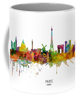 Paris Skyline Coffee Mugs