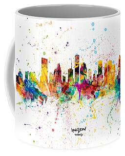 Houston Cityscape Coffee Mugs