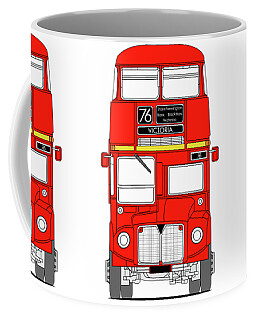 Tasse Routemaster London Bus Griff Kaffeetasse Kaffeebecher 