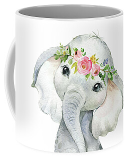 Forest Elephants Coffee Mugs