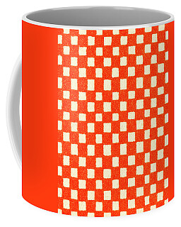 Checkered Pattern Coffee Mugs