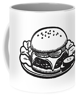 Cheesburger Coffee Mugs