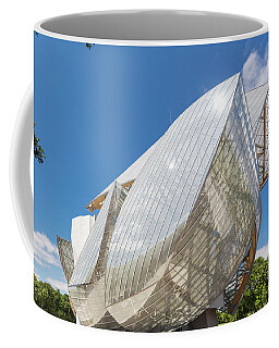 France, Paris, Boulogne, Ville De Paris, Bois De Boulogne, The Foundation  Louis Vuitton Building (frank Gehry Architect) Throw Pillow by Massimo  Borchi - Pixels