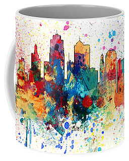 Milwaukee Wisconsin Skyline Coffee Mug by Michael Tompsett - Fine