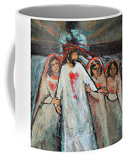 Ideal Gift Coffee/Tea Mug Fine Art Mug/Cup Road to Calvary/The Carrying of the Cross Simone Martini