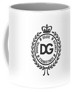 Dolce & Gabbana DG Print Reusable Coffee Cup - Black