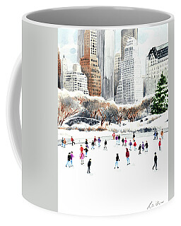 Wollman Rink In Central Park Coffee Mugs