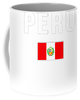 Peru Mug Flag Gift Chest Peruvian Country Expat 