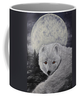 Fox From The Artic Coffee Mugs