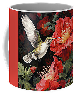 Female Ruby-throated Hummingbird Coffee Mugs