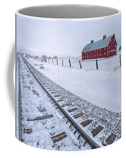 Tracks In The Snow Coffee Mugs
